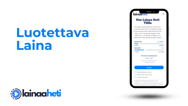 Turvallinen ja luotettava laina - Varmista taloutesi